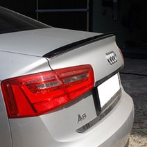아우디 A6 블랙 C7 스포일러 트렁크