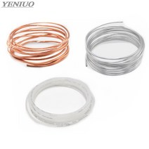 용접 용품 1미터 4/6/8mm 윤활유 파이프 구리 알루미늄 나일론 튜브 기계 오일 선반 배달, 01 Nylon_02 OD Tube 6mm