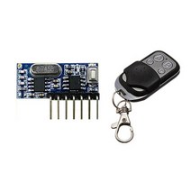 RX480E4CH 무선 수신 디코딩 모듈 RF433MHz 4 방향 리모컨 송신기, 한개옵션0