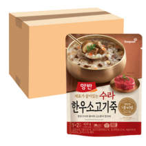 양반 수라 한우 소고기죽, 420g, 6개