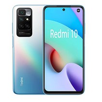 Xiaomi Redmi 10 4G 볼트 GSM 팩토리 언락 6.12.7cm 50MP 쿼드 카메라 (버라이즌 스프린트 부스트 크리켓 아님) + 고속 자동차 충전기 번들 (페블 화이트, Sea Blue, 128GB