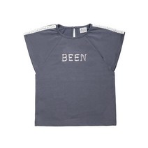 [ 빈1] BW24TS06CG 여아스팽글 로고 장식 티셔츠