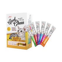 고양이가 좋아하는 착한간식 굿츄 갓성비 좋은 츄르 15g x 30p 고양이간식, 콤보