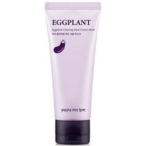 파파레서피 가지 클리어링 머드 크림 마스크 100ml, 3개, 3개입