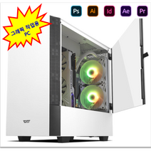 그래픽용컴퓨터 포토샆용 디자인용PC 영상편집용 캐드용 조립식본체 (당일발송), 그래픽 상급사양