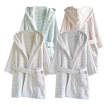 송월타월 퓨어화이트 유아용가운, 1개, 베이지M