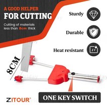 우드락커터기 열선커팅기 열선커터기 Zitour®전기 폼 커터 전기 폴리스티렌 커팅 머신 휴대용 나이프 도, 02 WITH EU ADAPTER