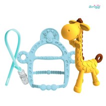 앙쥬 선물세트 치발기2p +클립1p 세트 치발기, 선물세트3 (기린+팔찌블루)