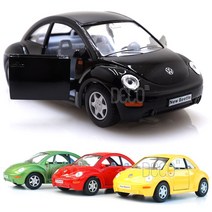 데코앤 1-38 폭스바겐 뉴비틀 랜덤 미니카 다이캐스트 풀백, 1-32폭스바겐 뉴비틀(랜덤)