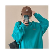 와이케이하우스 서양식 라운드 넥 스웨터 여성 조수 느슨한 BF 게으른 바람 튀김 거리 재킷 캐주얼 의류 2021 새로운_68209