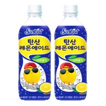 썬키스트 탄산레몬에이드 페트음료 500ml x 6개, 상세페이지 참조