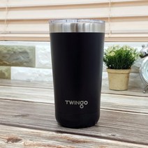 el3313 트윙고 린도텀블러 450ml(블랙) tvt-zs45k 텀블러/스텐텀블러/보냉텀블러/보온텀블러/예쁜텀블러