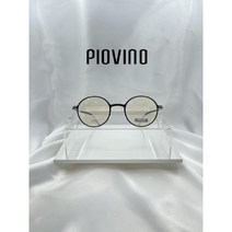 신제품 PIOVINO 피오비노 정품100% PV-DN26 COL.01 블랙컬러 디노 작은원형 뿔테안경 누진다초점 고도근시 안경테추천