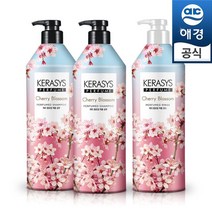 케라시스 케라시스퍼퓸 샴푸/린스 체리블라썸 1000mlx3개, KS체리블러썸 1Lx3개(샴푸2/린스1)
