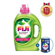 [엘지생활건강] FIJI 3X파워젤 오리지널 2.7L 용기+ 3X 파워젤용 세탁조 클리너, 상세 설명 참조