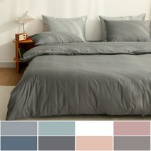 아망떼 파코홈 굿메이드 60수샤틴 패딩이불커버 베개세트Q(9color), 웜그레이