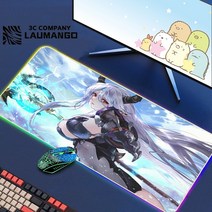 에픽 세븐 Rgb 마우스 패드 게이머 키보드 매트 책상 애니메이션 카펫 Pc 빅 게임 캐비닛 확장, 02 GG001210_05 RGB300x800x3mm