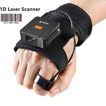 Eyoyo-2D 블루투스 바코드 스캐너 웨어러블 글러브 왼손 및 오른손 착용 가능 QR 패터블 핑거 무선 리, 01 1D Laser Scanner