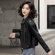 케이프 아우터 라이더 아우소켓 짧은 여성 양가죽 숏재킷 스탠다드 가죽 베이직 리얼 레더