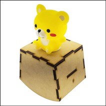 디작소 DIY 흔들흔들 오르골 뮤직박스(노란 곰) 만들기, 선택완료