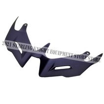 야마하 yzf r3 r25 2014-2018 블랙 블루 레드 컬러용 오토바이 전면 공기역학적 핀 앞유리 페어링 윙, 검은 색