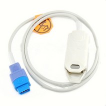 GE TRUSIGNAL/DATEX OHMEDA 성인용 핑거클립 Spo2 센서 산소 농도계 프로브 TPU 1M/3ft, 한개옵션0