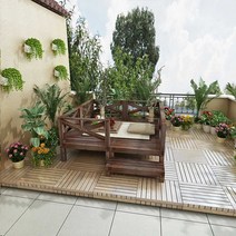 조립식평상 정자 계곡 정원 쉼터 펜션 야외 DIY 평상, D