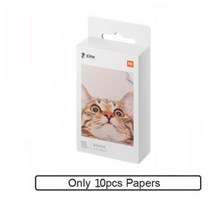 미니포토프린터 xiaomi mijia ar 포켓 포토 프린터 300dpi 블루투스 5.0(diy 공유 포함) 500mah 휴대용 스마트 프린터(mijia 앱 포함) 154, 단 10 종이
