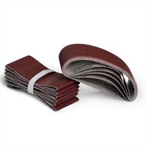 연삭기 교체 그라인더 쇼트기계 샌딩 미니 10pcs 100*610mm 샌딩 벨트 40-800 그릿 샌드페이퍼 샌더 파워, 06 10Pcs 180 Grit