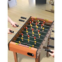 테이블축구 가정용 미니 소형 풋볼 사커 장난감 게임, 대형 8폴 자그마한 풋볼 머신 + 볼 4개