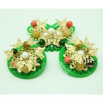 이화 한국무용 한복 머리장식 원석 첩지 떨잠셋트