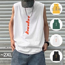 도오빠 남성 런닝셔츠 나시티 민소매 티셔츠 농구 조끼 순면 레터링 라운드넥 힙합 스포츠 루즈핏 빅사이즈 스트리트 패션 아메리칸 레트로 미국 스타일 여름 대학생 청소년 직장인 데일리룩 일상복 데이트룩 캐주얼 편한 10대 20대 30대 중년 남녀공용 여성 여자 남자런닝셔츠