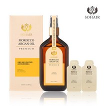 쏘헤어 모로코 아르간오일 프리미엄 헤어에센스 100ml 1병 + 2ml2개, 단일속성
