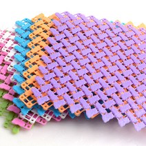 심플 디자인 논슬립 칼라 퍼즐매트 1P, 1개, 오렌지