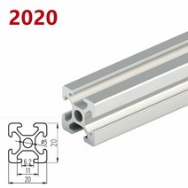 라우터 테이블 목공 작업대 루터테이블1/2 개/몫 100mm-500mm 길이 2020 20100 알루미늄 프로파일 압출 선, 02 150MM_07 2PCS 2040