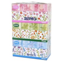 SFL959386 팝업 곽휴지250매x3개 크리넥스 250콤비 사각티슈 먼지없는각티슈