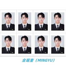 SEVENTEEN 세븐틴 MAKNAE LINE PILOTS 17 파일럿 사진 주변 일촌 증명사진, mingyu