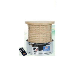 녹차 덖음 솥 찻잎 볶는 기계 로스터기 대형 훈증기, 본품 - 직경 20cm + 타이머