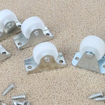 무소음 운반 행거 카트 바퀴 중량 소형바퀴, 대형(2P), 1개