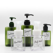 고급형 사각 펌핑 용기 로션 샴푸 공병 DIY, 선택1 투명(150ml), 1개