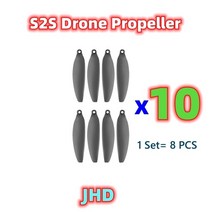 촬영용 입문용 초보용 전문가용 JHD S2S 드론 프로펠러 소품 메이플 리프 오리지널 미니 드론 LSRC 헬리콥터 블레이드, 7.S2S Propelle10 set
