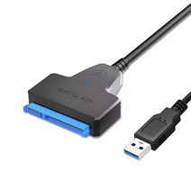 SSD USB 3.0 케이블 2.5 인치 솔리드 스테이트 드라이브 하드 접시 드라이버 외부 Sata III 22 핀 sata usb, 01 Black, 01 30CM