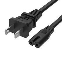 Superer 파나소닉 교환용 전원 코드 Panasonic LCD TV 플라즈마 TV CD 라디오 카세트 블루 레이 레코더 블루 레이 플레이어 DVD 플레이어 DVD 레코더 디지털 카메라 비디오 카메라 비디오 데크에 대응 안경형 충전 케이블