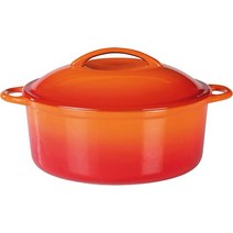 [독일직구] GSW 717243 뚜껑이 있는 섀도우 냄비 24cm / 약 4.0리터 주철 오렌지/크림 24cm