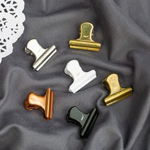 빈티지 메탈 미니 집게 클립 책갈피 사무용품 다꾸, Z06-06:블랙