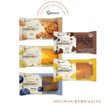 델포유 오븐에 구운 10센치 파운드 빵 5종(아몬드 바나나 블루베리 치즈 초코) 25개입, 초코