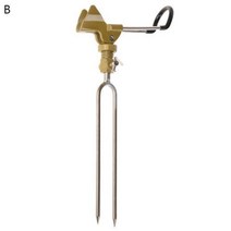 장어 받침틀 알루미늄 합금 분리형 낚싯대 홀더 브래킷 물고기 장대 접지 스탠드, b