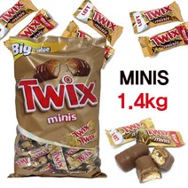 몰티져스 20g 1봉 증정 + 학교 사무실 간식 마즈 트윅스 미니 초코바 1.4kg(약140개)