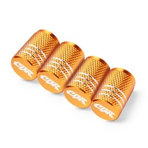바이크 오토바이 CNC 알루미늄 휠 타이어 밸브 스템 캡 혼다 CBR 125R 600 F4i 650F/R 1100XX 1000F cbr 954 1000 RR 900RR 250R, 09 2Pcs Gold