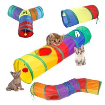 [생활/소품/최저가]_고양이숨집 2구 롱터널 캣숨집 놀이터 캣터널 _37089EA, 1, 본상품선택